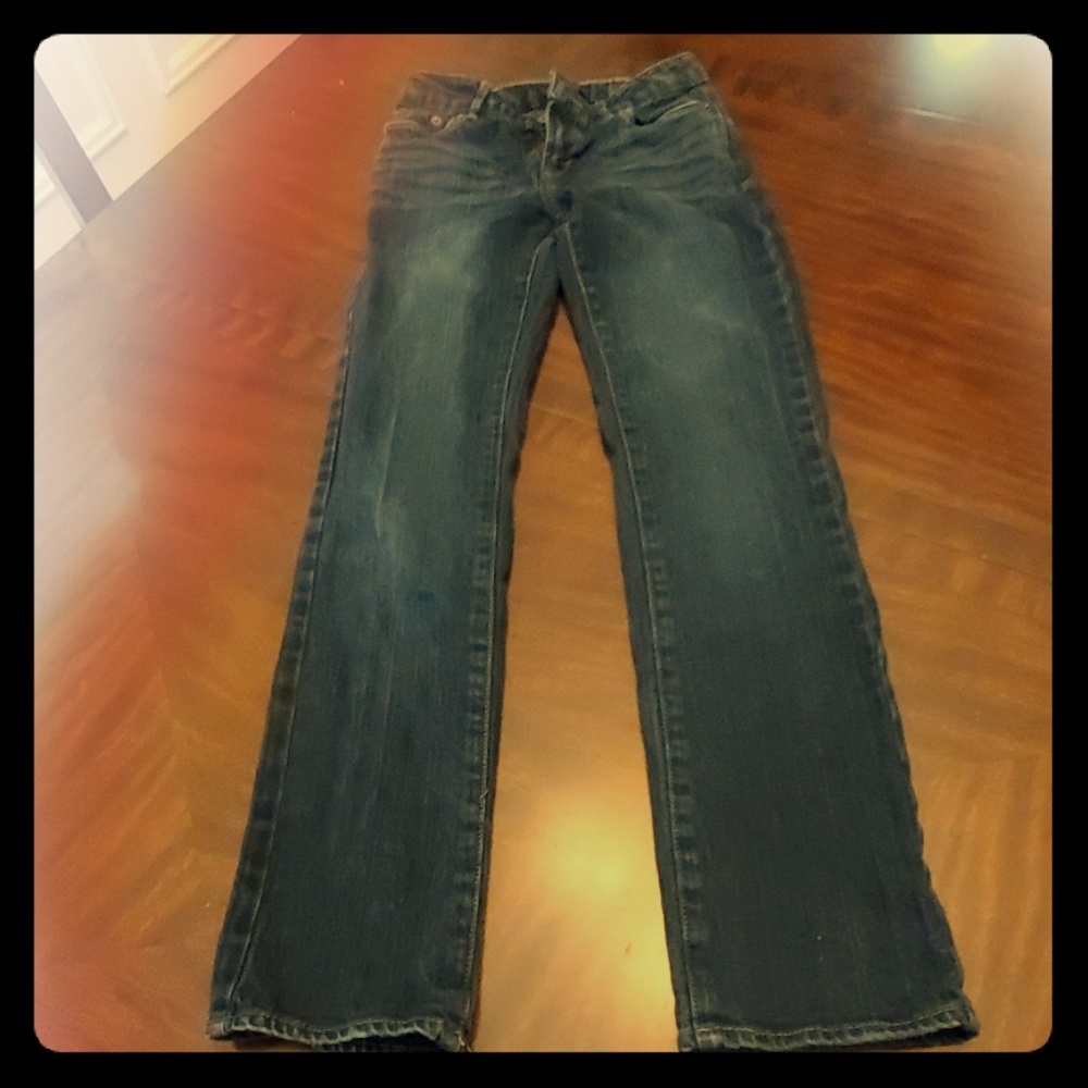 Levi's slim straight legged jeans